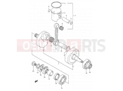 5B - CRANKSHAFT (MODEL M) - Suzuki RM125 M (1991) (E03,E28,E33)