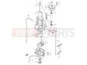 6 - CARBURETOR - Suzuki RM125 M (1991) (E03,E28,E33)