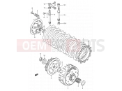 10 - CLUTCH - Suzuki RM125 M (1991) (E03,E28,E33)