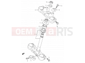 23B - STEERING STEM (MODEL M) - Suzuki RM125 M (1991) (E03,E28,E33)