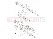 33B - CUSHION LEVER (MODEL M) - Suzuki RM125 M (1991) (E03,E28,E33)