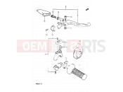 SUZUKI RM250 E (1984) 30 - RIGHT HANDLE SWITCH (MODEL E)