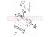 SUZUKI RM250 M (1991) (E02,E04,E24) 5B - CRANKSHAFT (MODEL M)