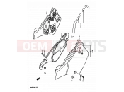 SUZUKI RM250 M (1991) (E02,E04,E24) 21 - FRAME COVER (MODEL K/L/M)