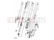 SUZUKI RM250 M (1991) (E02,E04,E24) 22B - FRONT DAMPER (MODEL M)