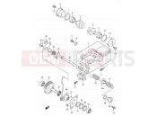 SUZUKI RM250 K2 (2002) (E03,E28) 2A - EXHAUST VALVE (MODEL K2)