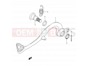 SUZUKI RM250 K2 (2002) (E03,E28) 18 - REAR BRAKE