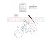 SUZUKI RM250 K2 (2002) (E03,E28) 26 - LABEL