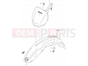 SUZUKI RM250 K4 (2004) (E03,E28) 22A - FRONT FENDER (MODEL K4/K5/K6)