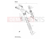 SUZUKI RM250 K8 (2008) (E03,E28,E33) 35 - REAR SHOCK ABSORBER