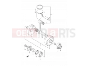 SUZUKI RM250 K (1989) (E03,E28,E33) 5B - CRANKSHAFT (MODEL M)