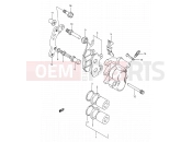SUZUKI RM250 K (1989) (E03,E28,E33) 28A - FRONT CALIPER (MODEL M/N)