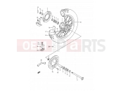 SUZUKI RM250 K (1989) (E03,E28,E33) 35A - REAR WHEEL (MODEL L/M)