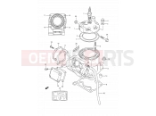 SUZUKI RM250 L (1990) (E03,E28,E33) 1A - CYLINDER (MODEL M/N)