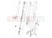 SUZUKI RM250 L (1990) (E03,E28,E33) 22A - FRONT DAMPER (MODEL L)