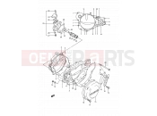 SUZUKI RM250 R (1994) (E03,E28,E33) 4A - CRANKCASE COVER (MODEL R/S)