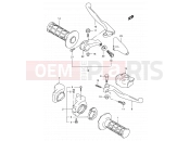 SUZUKI RM250 V (1997) (E02) 24 - HANDLE LEVER