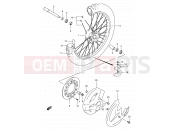 SUZUKI RM250 V (1997) (E02) 30A - FRONT WHEEL (MODEL V/W/X/Y)
