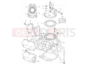 SUZUKI RM250 V (1997) (E03,E28,E33) 1 - CYLINDER (MODEL T/V/W)