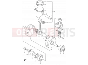 SUZUKI RM250 V (1997) (E03,E28,E33) 5 - CRANKSHAFT