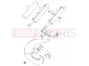 SUZUKI RM250 V (1997) (E03,E28,E33) 8 - MUFFLER