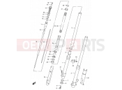 SUZUKI RM250 W (1998) (E03,E28,E33) 28B - FRONT DAMPER (MODEL W)