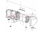 SUZUKI RM500 E (1984) 6 - AIR CLEANER