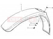 SUZUKI RM500 E (1984) 25 - FRONT FENDER