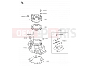SUZUKI RM65 K3 (2003) (E03) 1 - CYLINDER HEAD/CYLINDER