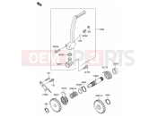 SUZUKI RM65 K3 (2003) (E19) 5 - KICKSTARTER MECHANISM