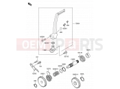 SUZUKI RM65 K3 (2003) (E24) 5 - KICKSTARTER MECHANISM