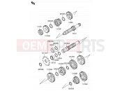 SUZUKI RM65 K3 (2003) (E24) 7 - TRANSMISSION
