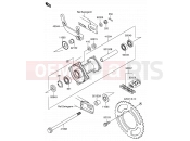 SUZUKI RM65 K3 (2003) (E24) 25 - REAR HUB