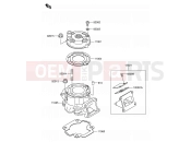 SUZUKI RM65 K3 (2003) (E28) 1 - CYLINDER HEAD/CYLINDER