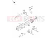SUZUKI RM65 K5 (2005) (E28) 8 - GEAR CHANGE DRUM/SHIFT FORK