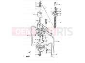 SUZUKI RM80H E (1984) 6 - CARBURETOR (MODEL E)