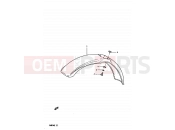 SUZUKI RM80H E (1984) 28 - FRONT FENDER