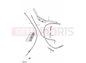SUZUKI RM80X D (1983) 30 - HANDLEBAR - CONTROL CABLE