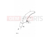 SUZUKI RM80X D (1983) 40 - REAR FENDER