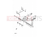 SUZUKI RM80X E (1984) 34 - REAR SWINGING ARM (MODEL E)
