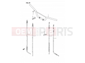 SUZUKI RM80X S (1995) 27 - HANDLEBAR - CONTROL CABLE