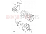SUZUKI RM80X X (1999) 10 - CLUTCH