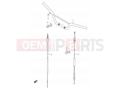 SUZUKI RM80X X (1999) 23 - HANDLEBAR - CABLE