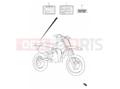 SUZUKI RM80X Y (2000) 26 - LABEL