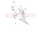 SUZUKI RM80 G (1986) (E01) 32 - REAR SHOCK ABSORBER (MODEL G)