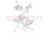 2B - CRANKCASE (MODEL L/M/N/P/R/S) - Suzuki RM80 L (1990) (E24)