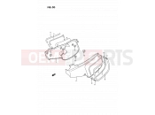 20 - FRAME COVER (MODEL G/H/K/L) - Suzuki RM80 L (1990) (E24)