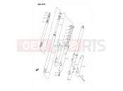 SUZUKI RM80 P (1993) (E24) 21B - FRONT FORK (MODEL L/M/N/P/R)