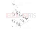 SUZUKI RM80 S (1995) (E24) 12 - KICK STARTER