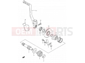 SUZUKI RM80 G (1986) (E03,E28,E33) 13 - KICK STARTER